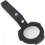 Resim -7 Led Aydınlatma,fener,pusula,4x Büyütme Okuma Büyüteç Th-600557 Diğer 