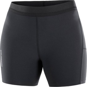 Resim Salomon Sense Aero Short Tights Kadın Siyah Koşu Şortu 