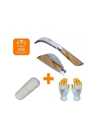 Resim Bayram Bağ Aşı Bıçağı Paslanmaz 20 Cm No:2 3'Lü Aşılama Paketi 