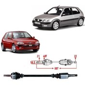 Resim Aks Komple Sağ 106-Saxo 1.1-1.5D-1.4 8V 1999- Sonra 32737F-32737G 