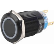 Resim Yongtao 19mm Siyah Mavi Led Su Geçirmez 