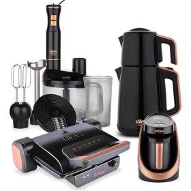 Resim Stilevs Quartz Serisi 4lü Paket Çeyiz Seti Siyah 