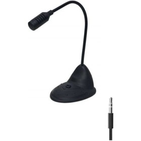 Resim Mc-6 Pc Laptop Uyumlu Masaüstü Mikrofon 3.5mm Aux 