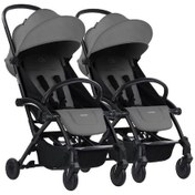 Resim Connect³ İkiz Bebek Arabası / Black - Grey Black - Grey 