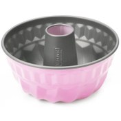 Resim Kaiser Colour Borulu Kek Kalıbı Pembe 22 Cm 