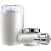 Resim Musluk İçin Su Filtresi, Su Arıtma Cihazı, Ev Su Filtrasyon Sistemi Nötr Doğrudan İçme Mutfak Musluk Suyu Ön Filtresi 