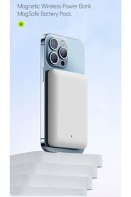 Resim 20w 5000mah Iphone 12/12 Mini/12 Pro/12 Pro Max Magsafe Kablosuz Telefon Arkası Hızlı Şarj Powerbank 