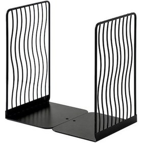 Resim Venturemart 1 Çift Bookends Kitap Standı Destek Masaüstü Ofis Dergisi Organizatör Raf Raf Tutucu Bookend 