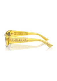 Resim Dolce Gabbana 0dg4445 343311 54 Kadın Güneş Gözlüğü Altın - Beyaz 