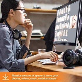 Resim WD 14TB My Book Masaüstü Harici Sabit Disk, USB 3.0 - WDBBGB0140HBK-NESN 