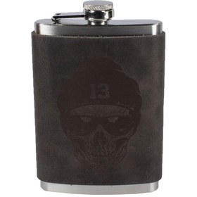 Resim Kurukafa Içki Matarası Gri 