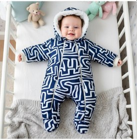 Resim Çizgili Desen,yenidoğan Bebek Kozmonot, Astronot Tulum 0-12 Ay "Karışık Renkli" 