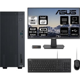 Resim Asus Expertcenter P500 Mini Tower Intel Core I7 13620H 80GB 256GB SSD 27" Fhd Monitör Fdos Masaüstü Bilgisayar & Per4 USB Bellek P500I716512B0DMNT336 