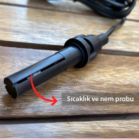 Resim Sevgift Kablolu, Problu Sıcaklık Ve Nem Ölçer | 3 Adet 