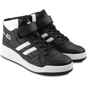 Resim Slazenger Yüksek Bilekli Bağcıklı Bantlı Günlük Spor Ayakkabı Kadın Siyah/Beyaz Sneaker 