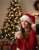 Resim Yılbaşı Şapkası Kadife Tüylü Ultra Lüks Diğer 