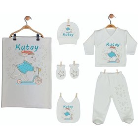 Resim Pia Baby Gl 1926-07 Isme Özel Battaniye Zıbın Set 