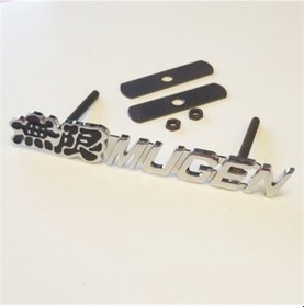 Resim Mugen Metal Amblem 1,6X14Cm Arkadan Somunlu 