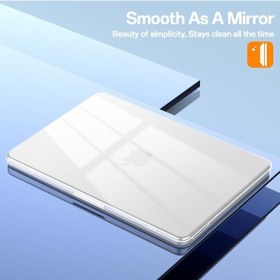 Resim Apple Uyumlu MacBook Neo 13inç Case A18 Pro A3404 Kılıf Kristal Ön Arka Şeffaf Kapak Renksiz 