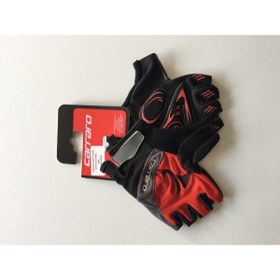 Resim Eldiven Kısa Parmak Carraro Jelli Kırmızı 