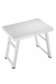 Resim Genel Markalar Beyaz Büyük Boy Portatif Katlanır Çok Amaçlı Masa Sehpa Kamp Masası Piknik 