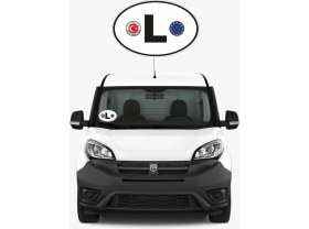 Resim L Harıfı Etiketçilere Özel Pleksi Oval Arma Vantuzlu 