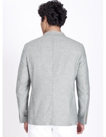 Resim Ncs Jeans Erkek Casual Slim Fit Dar Kesim Mono Yaka Blazer Ceket 4865-Haki 