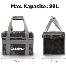 Resim Coolist Cl26c 26 Litre Katlanabilir Termos Bez Çanta / Buzluk 