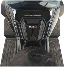 Resim GP Kompozit SYM ADX 125 2023-2024 Uyumlu Tank Pad Seti Siyah 