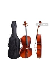 Resim Dominguez Dcr14nm Çello - 1/4 Eğitim - Başlangıç Seviyesi Gül Ağacı Rosewood Görünümlü Bitiş, Abanoz Klavye Ve Burgular, Küçük Müzisyenler İçin Ergonomik Ölçü Uyum: 1/4 Çeyrek Boy Çello 
