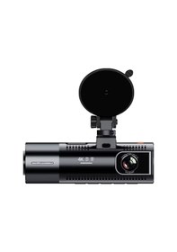 Resim K17 4k Araç Kamerası Çift Lens Wifi Gps 3.16'' Ips Ekranlı Ir Gece Görüş 128gb Kartlı Dashcam 