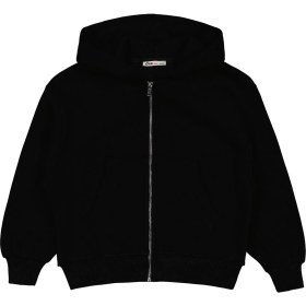 Resim Civil Girls Civil Kız Çocuk Oversize Düz Hırka 10-11 Yaş Siyah 3 İplik Şardonlu Kumaş 
