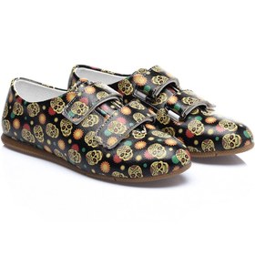 Resim Streetfly Renkli Kadın Oxford Ayakkabı MDCRT-2507 