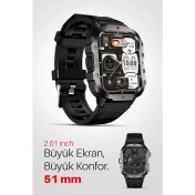 Resim Piranha 9923 Akıllı Saat / 2.01" Ekran / Uyku Izleme / IP67 / Titreşim / Kalp Ritm Ölçme / Adımsayar 