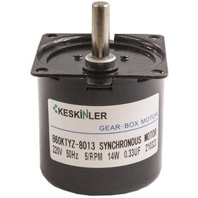Resim B60-Ktyz 15Rpm 14W Eksantrik Ac Senkron Motor 