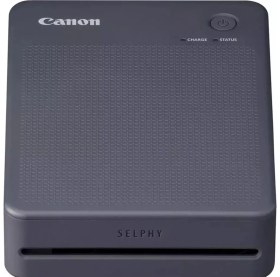 Resim Canon Selphy QX20 Wi-Fi Fotoğraf Yazıcısı (Gri)+Canon XS-20L Orijinal Renkli Şerit/Kağıt Seti Kare,HEDİYE 