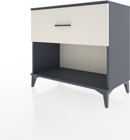 Resim Hyperion Şifonyer Tek Çekmeceli 88x44x80 Antrasit-aytaşı Antrasit 