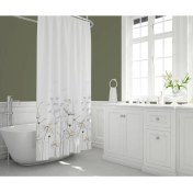 Resim Zethome Tropik Banyo Duş Perdesi 8441 Tek Kanat 1X120X200 