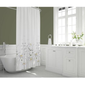 Resim Zethome Tropik Banyo Duş Perdesi 8441 Tek Kanat 1X120X200 