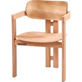 Resim Masifart Jovia Nıght Sandalye Cilasız Ham Ham 