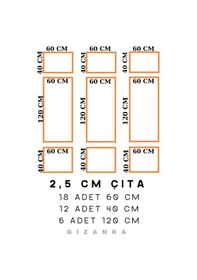 Resim Yatak Odası Tasarımı Boyanabilir Çıta Hazır Kesim Anka145 