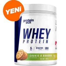 Resim PROTEİNOCEAN Whey Protein Cookie Banana 400g 