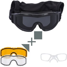 Resim swisse Balistik Koruyucu Taktikal Gözlük Siyah Swiss Eye F-tac 