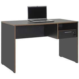 Resim Concept Kilitli Çekmeceli Çalışma Masası-antrasit-kontra 120x75x60 Cm Gxyxd 