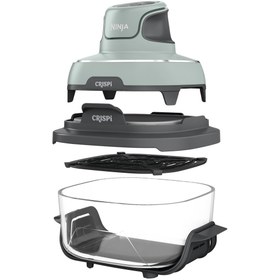 Resim NINJA CRISPi 4-in-1 Taşınabilir Cam Hazneli Pişirme Sistemi - Sage Green 