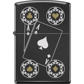 Resim Zippo Poker Chips Design Çakmak - 24756-115869 
