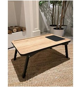 Resim Axolotl Folding Telefon Ve Tablet Bölmeli Katlanır Ayaklı Laptop Sehpası Bilgisayar Çalışma Masası 