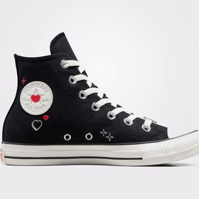 Resim Converse Siyah Kadın Deri Lifestyle Ayakkabı A09116C CHUCK TAYLOR ALL STAR 