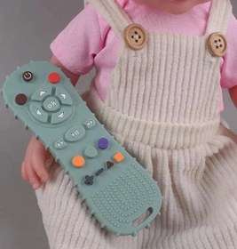 Resim Montessori Bebek Diş Kaşıyıcı Silikon Tek Parça Halka - Yeşil 