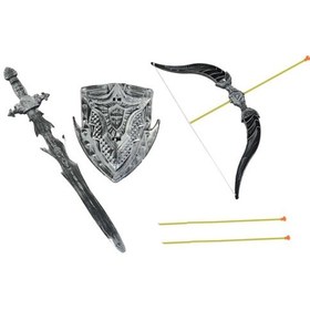 Resim Oyuncak Ok Yay Kılıc Kalkan Savaşcı Set 